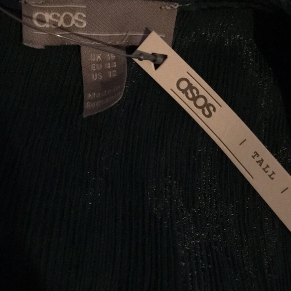 ASOS Tall Emerald Kimono Sleeve Midi & Buckle, 12T - Picture 3 of 4